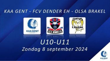 U11 winnen tornooi op KAA Gent