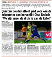 Het Nieuwsblad: OLSA-Voorde Appelterre